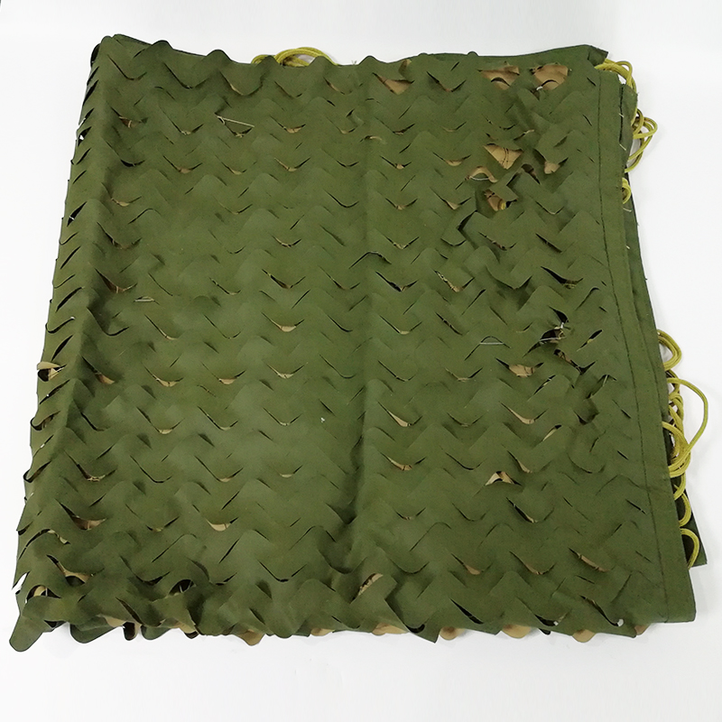 Vente directe d'usine militaire imperméable ignifuge vert marron camouflage net vert net pare-soleil net