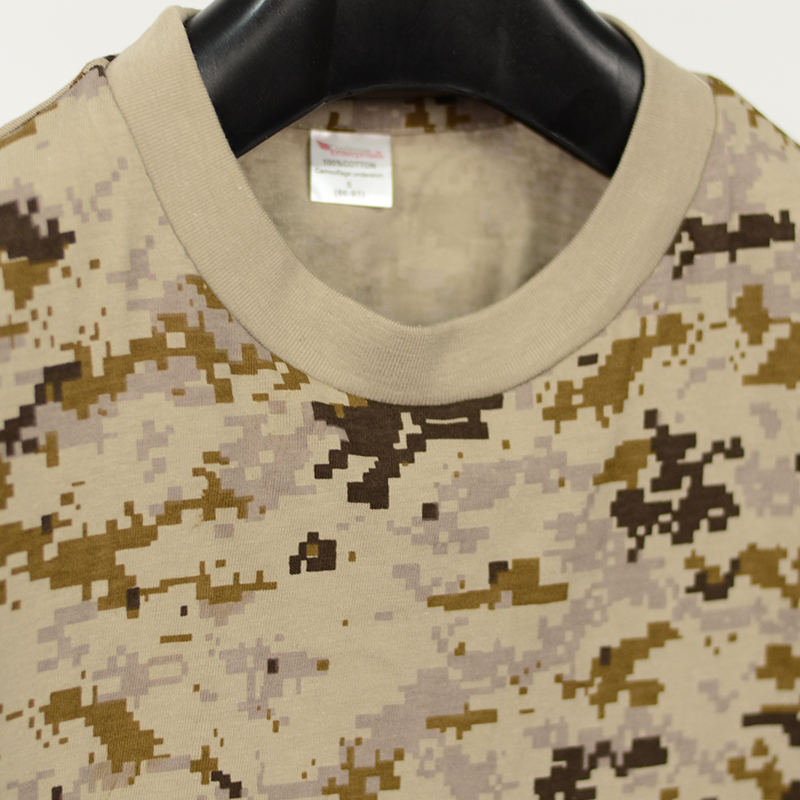 camouflage militaire t-shirt camouflage t-shirt en gros désert camo t-shirt militaire camouflage net en gros