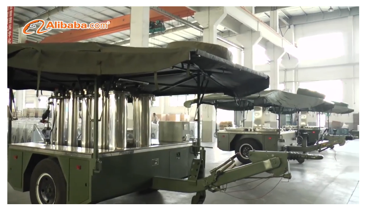 Fabrication de la cuisine mobile militaire de tailleur de cuisine mobile modèle XC-250 pour la nourriture occidentale