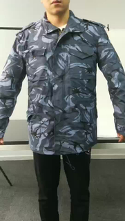 Veste coupe-vent tactique américaine pour hommes avec de grands chantiers intérieurs Veste de camouflage Fans militaires M65 veste d'hiver
